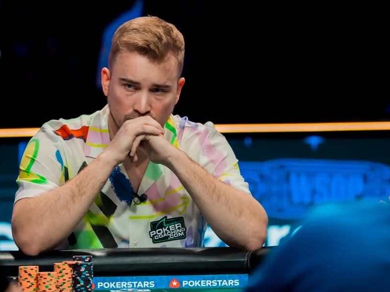 Adam Hendrix at the 2025 WSOP Main Event final table